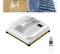 RayGenius Robot Laveur De Vitres, Robot Nettoyeur De Vitres Automatique, TéLéCommande, Robot Laveur De Vitres avec Aspiration Forte De 3000pa