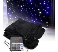 RayGenius Toile De Fond éToiléE, Toile De ScèNe éToiléE LED avec ContrôLeur, Toile De Fond éToiléE Pliable, Toile De Fond éToiléE Pliable pour La Photographie.,4X6M