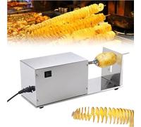 RayGenius Trancheur De Pommes De Terre Électrique en Spirale - Acier Inoxydable