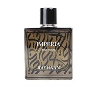 Rayhaan Impéria Eau de Parfum Spray Unisex 3.4 oz | Long Lasting Fragrance | Bergamot, Lavender, Mugwort, Honey, Vanilla, Tonka, Benzoin | Elegant Perfume Bottle with Kajal