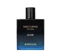 Rayhaan Nocturno Elixir Pour Homme Eau De Parfum Pour Homme - Parfum Boisé Ambré 100ml