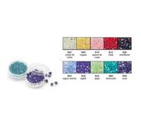 RAYHER 100 Perles Facettées en Verre Irisée