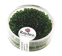 Rocailles, 2,6 Mm Ø, Transparentes, Vert, Boîte 17g