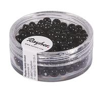 Rayher 1406701 Perles indiennes Ø 4,5 mm Noir