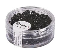 Rayher 1406701 Perles indiennes Ø 4,5 mm Noir