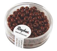 Perles Indiennes 4,5 Mm Brun Foncé Boite 17 G