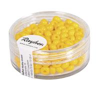 Rayher - 1406708- Perles d'indication - 4,5 mm de diamètre, Jaune