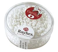 Rayher 14142120 Papillon de rocailles, 2 x 4 mm, Boîte 18 g, mondstein