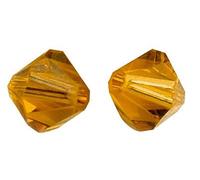 Rayher 14198212 Cristal Swarovski Perles 3 mm 50 Pièces Corail, Couleur : Orange.