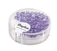 Rayher 14202308 Lot de 100 Perles de Verre irisées 3 mm Lilas