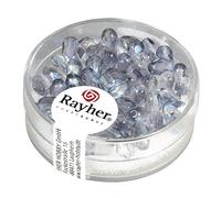Rayher 14203308 Perle en Verre Olive Gris-Bleu