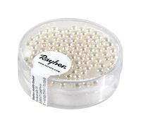 Rayher 14399102 Renaissance Boîte de 95 perles de cire en verre 3 mm