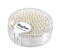 Rayher 14399102 Renaissance Boîte de 95 perles de cire en verre 3 mm