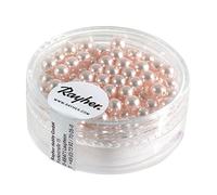 Rayher 14400258 Renaissance Boîte de 85 perles de cire en verre Rose Ø 4 mm