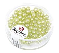 Unbekannt Rayher - 14400414 - Renaissance Perles de Cire en Verre Ø 4 mm - Boîte de 85 pièces