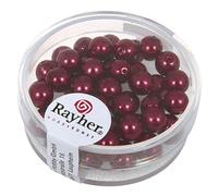 Rayher 14401291 Renaissance Perles de Cire en Verre Ø 6 mm Boîte de 45 pièces