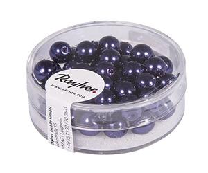 Rayher 14401316 Renaissance Lot de 45 Perles de Cire en Verre 6 mm