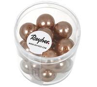 Rayher 14404520 Renaissance Verre Perles de Cire, 12 mm ø, Boîte 21 Pièces, K