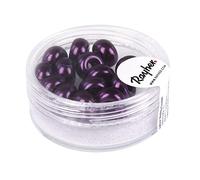 Rayher 14681316 Roulette en Verre ciré 9 mm Ø Trou Ø 3 mm Boîte