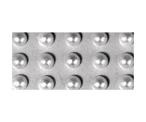 Rayher 1511722 Demi-perles en plastique autocollantes, Ø 3 mm, sous blister 120