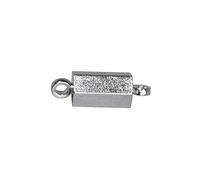 Rayher 2196722 Fermeture magnétique en Laiton 6 pans, 8 mm SB-Btl 1 pièce, argenté