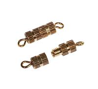 Rayher 2219706 SB-Btl Lot de 3 vis Doré 5 x 11 mm