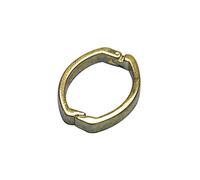 Rayher 2229606 Clip de Verrouillage de chaîne, 25 x 20 mm, SB-Btl, 1 pièce, doré