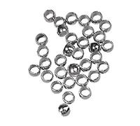 Rayher 2239121 Perle à écraser, 1,4 mm/2 mm ø, sct.-LS 350 pièces, platine