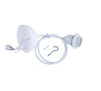 Rayher 23100102 Douille Lampe pour Luminaire suspendu, Douille E27, 100 cm, Blanc