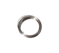 Rayher 2402000 Argent Fil avec Noyau de cuivre, 0,60 mm à Weber, sous Blister. 10 m