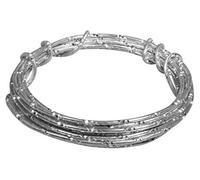 Rayher 24094606 fil d'aluminium diamant Ultra malléable, 2 mm ø, sous blister Lot de 2 m, SIL