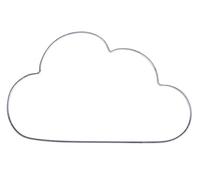 Rayher Art décoratif Fil nuage – métal argent, 30 x 17,5 cm, 1 pce.