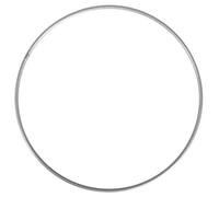 Rayher 2505122 Cercle Nu Métal - DIY Attrapes-rêves & Abat-Jour, 15 cm - Argent