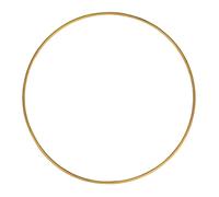 Rayher 2505206 Cercle Nu en Métal - DIY Attrapes-rêves & Abat-Jour, 20 cm - Or