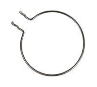 Rayher 25183606 support de fixation en métal, rond, 12cm ø, sct.-LS 1pce, argent