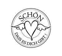 Rayher 28887000 Tampon Schön,DASS ES Dich gibt, 3cm ø