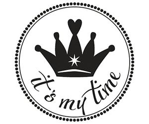 Rayher 29046000 Tampon encreur « It's My Time » Ø 3 cm