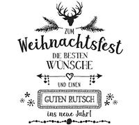 Rayher 29141000 Tampon "Weihnachtsfest"