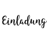 Rayher 29162000 Tampon "Einladung"