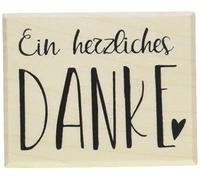 Rayher 29169000 Tampon "Ein herzliches Danke"