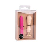 Rayher 29207264 Kit Cachet, sceau et cire, motif poisson, 2,5cm ø, cire rose, 12g, sans mèche, communion, baptême, confirmation, pour fille