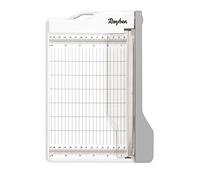 Rayher 29209000 Massicot à levier A5, longueur de coupe env. 21,6 cm, SB, blanc