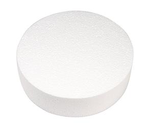 Rayher 3000600 Sphère Polystyrène à 25cm x 7cm d épaisseur, pour Cake Pop, Blanc