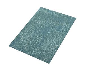 Rayher 3005108 Plaque Crepla Glitter, 30 x 45 x 0,2 cm, h. Bleu