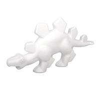 Rayher 30061000 Dino en polystyrène 25,5 x 13 cm, Blanc