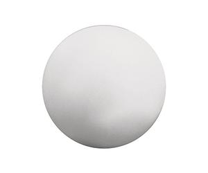 Rayher 30157000 Lot de 2 Boules en polystyrène, Pleines, Ø 12 cm, emballées sous Vide