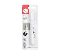 Rayher 30235000 Stylo colle Glue Pen, av pointe biseautée 4-6 mm sb 1 pce, blanc