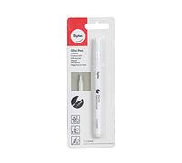 Rayher 30236000 Stylo colle Glue Pen, av pointe ronde 1-1,5 mm sb 1 pce, blanc