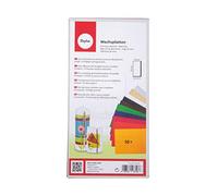 Rayher 3102749 feuilles/plaques de cire , multicolore, 20X10 cm, épaisseur 0,5-0,6mm, 10 pièces, décoration de bougie, baptême, communion, confirmation, mariage, jubilé