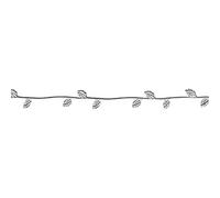 Rayher 3109822 Galon en Cire, lot de 2, pour Décoration de Bougies, 21 cm, Argent